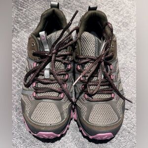 Merrell Women's Brown and Pink Hiking/Trail Shoes